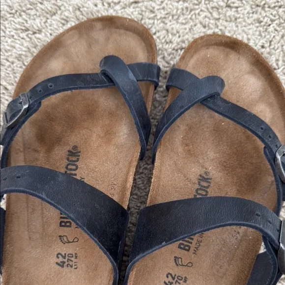 Birkenstock Black Strappy Sandals - Picture 5 of 5